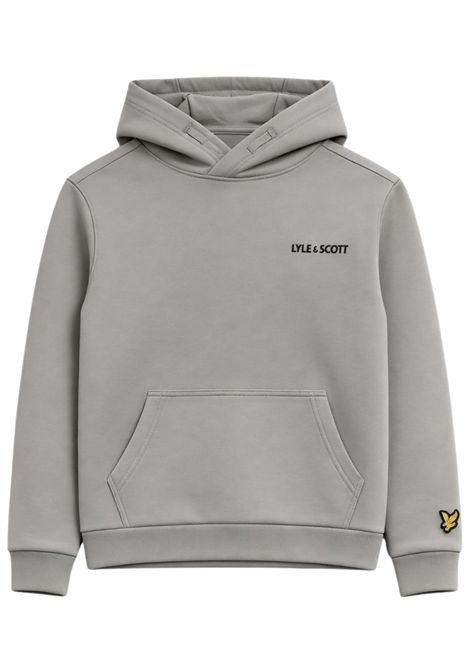 Grey cotton sweatshirt for children LYLE & SCOTT | 53531GRIGIO